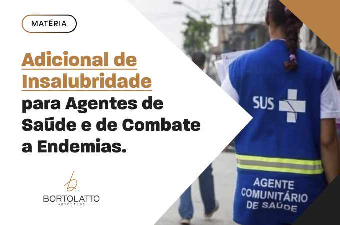 Adicional de Insalubridade para Agentes de Saúde e de Combate a Endemias